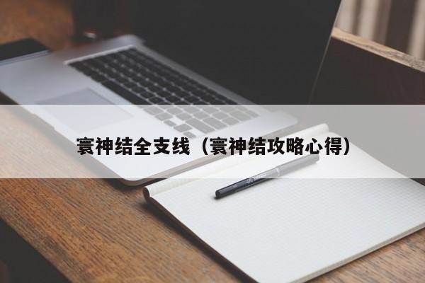 寰神结全支线（寰神结攻略心得）